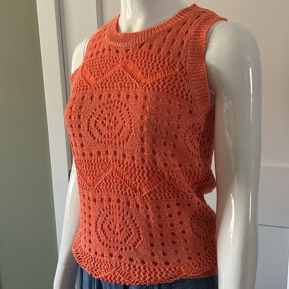 Esqualo Knit Sleeveless Top Lined NWOT - Picture 11 of 13